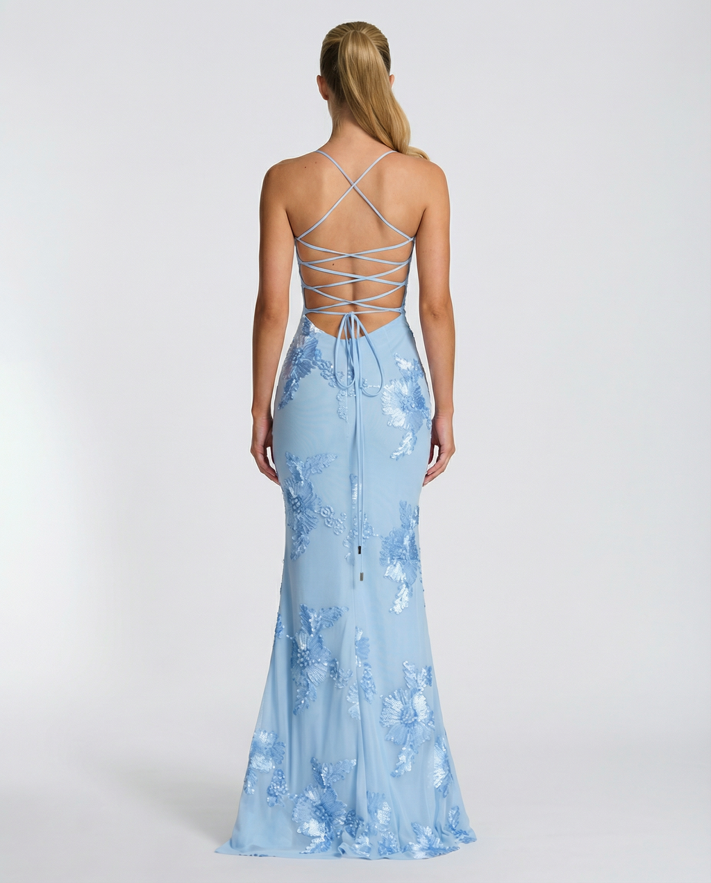 Aurélie | Embroidered Evening Maxi Dress