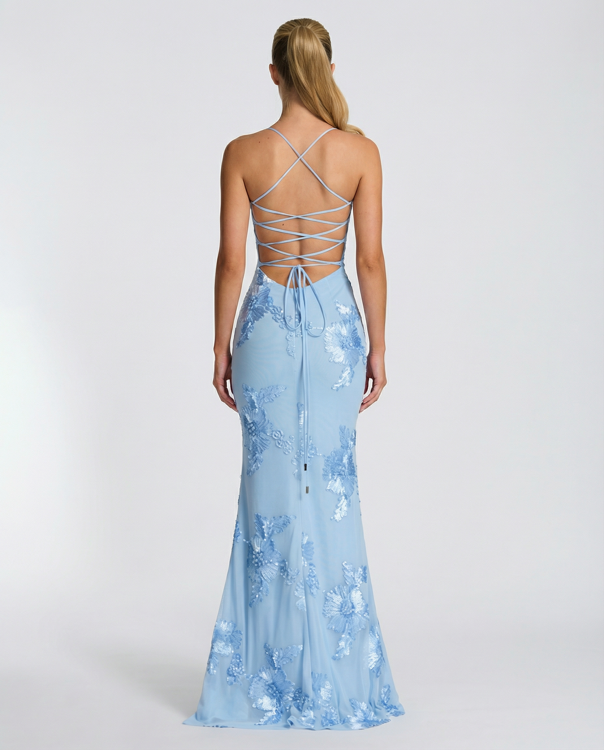 Aurélie | Embroidered Evening Maxi Dress