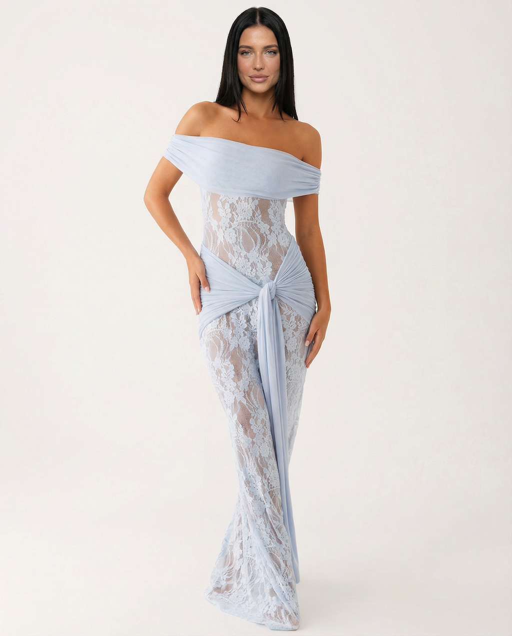Margaux | Lace Halter Maxi
