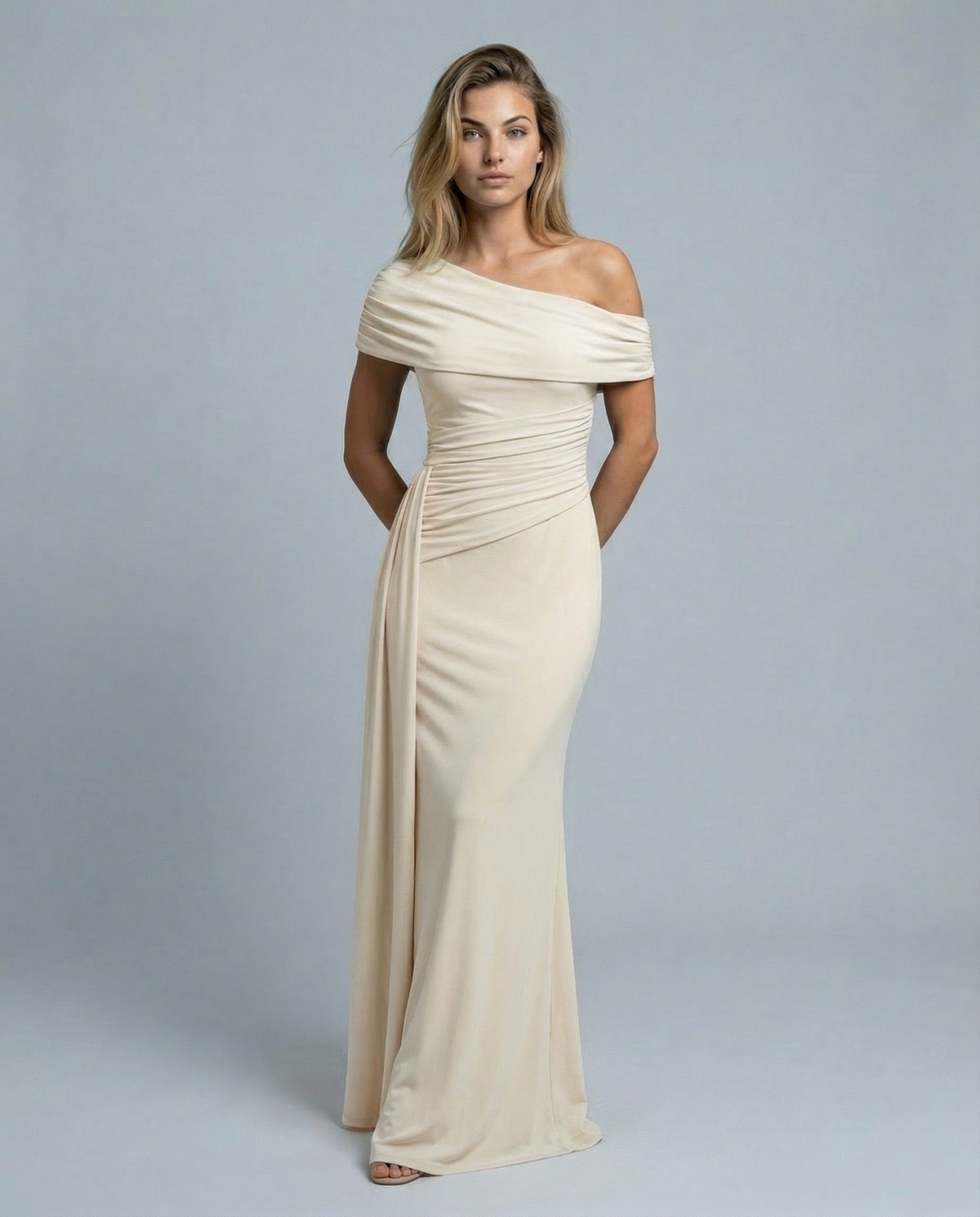 Celeste | Elegant Off Shoulder Maxi Dress