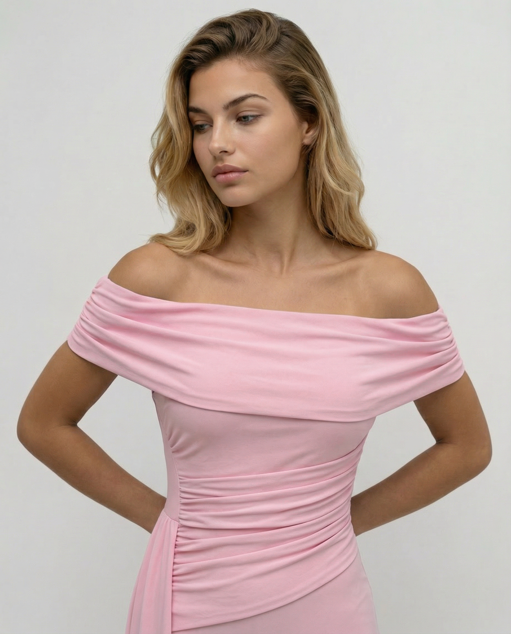 Celeste | Elegant Off Shoulder Maxi Dress
