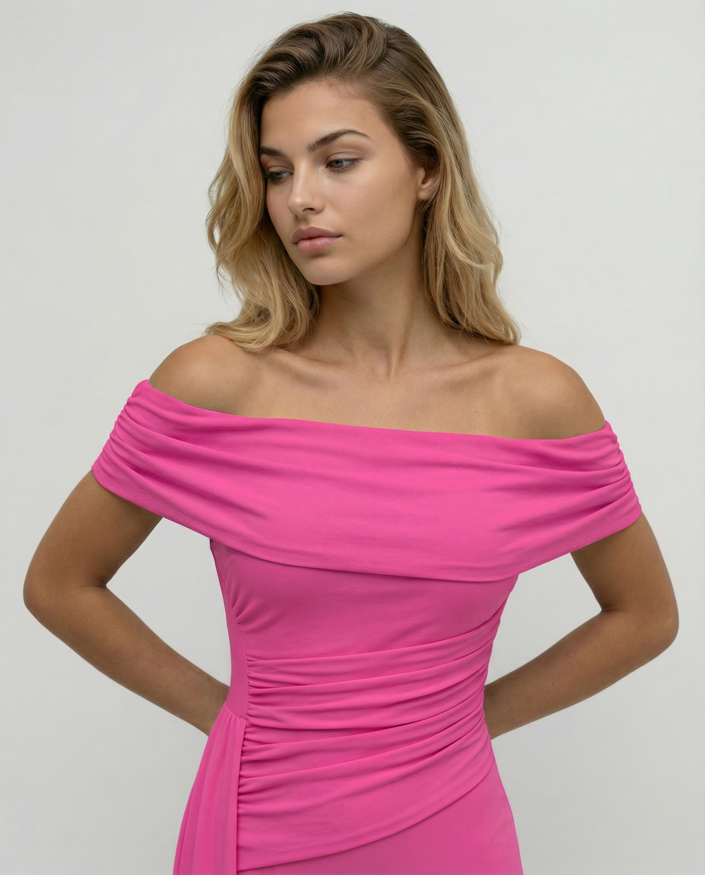 Celeste | Elegant Off Shoulder Maxi Dress
