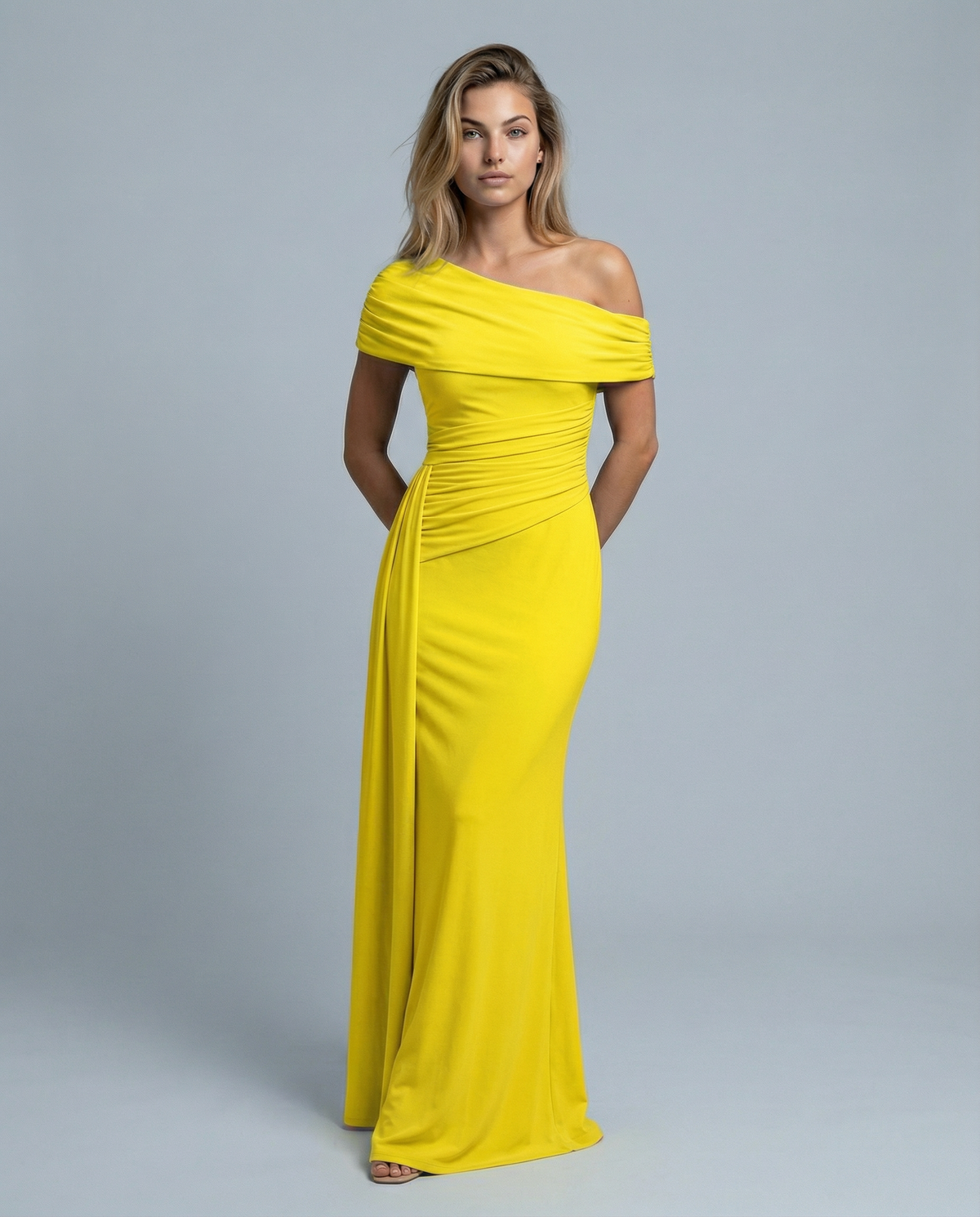 Celeste | Elegant Off Shoulder Maxi Dress