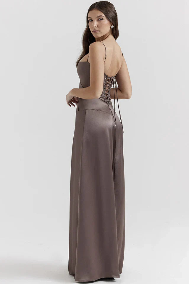 Grazia | Satin Maxi Dress