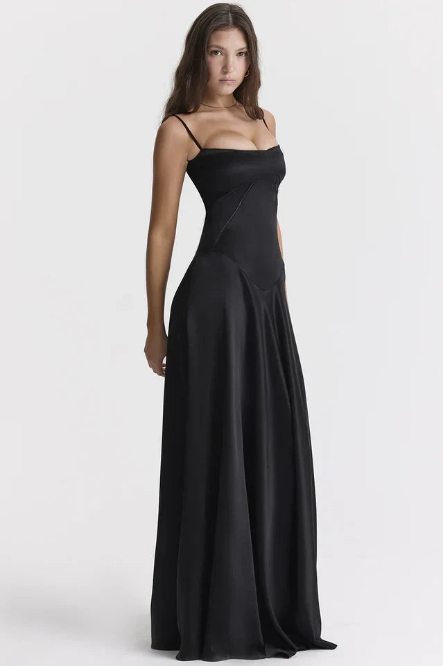 Grazia | Satin Maxi Dress