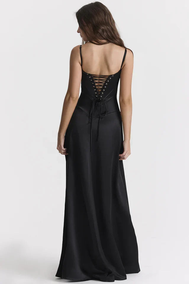 Grazia | Satin Maxi Dress