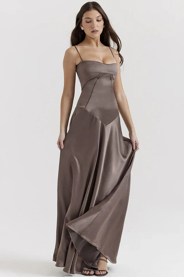 Grazia | Satin Maxi Dress
