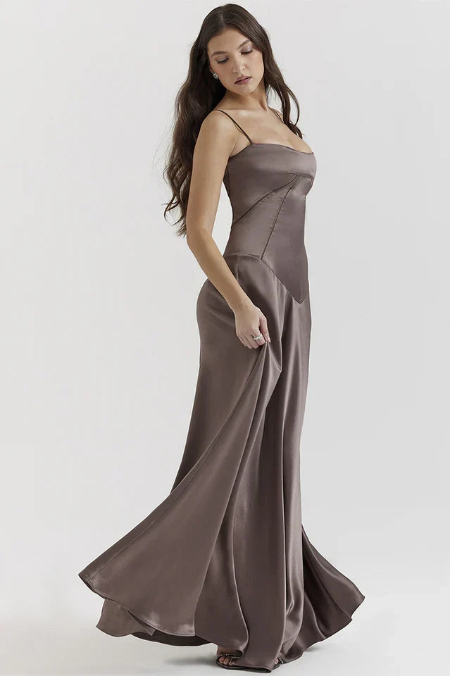 Grazia | Satin Maxi Dress