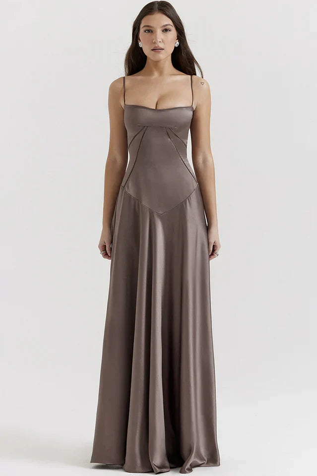 Grazia | Satin Maxi Dress