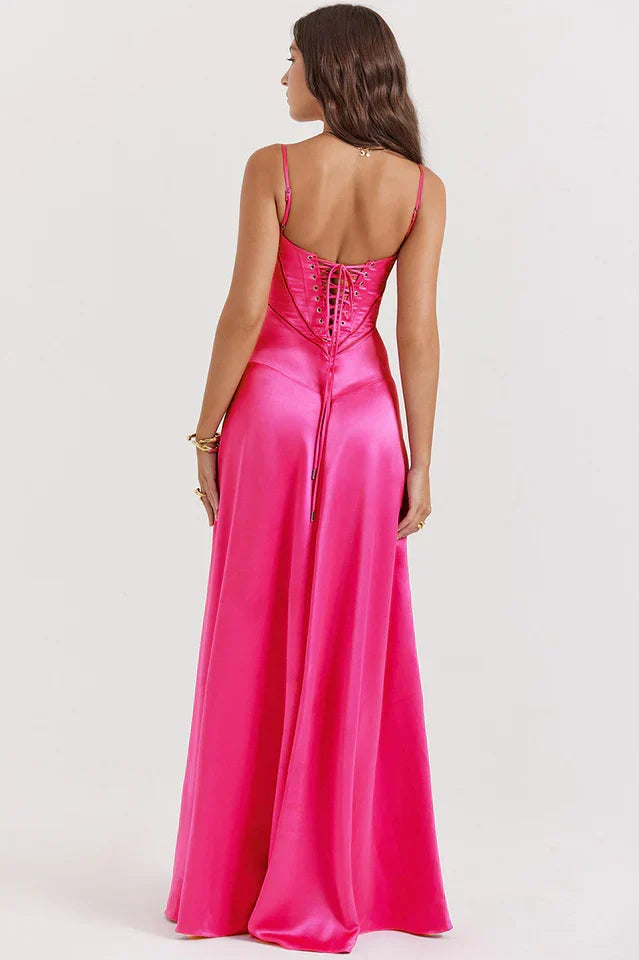 Grazia | Satin Maxi Dress