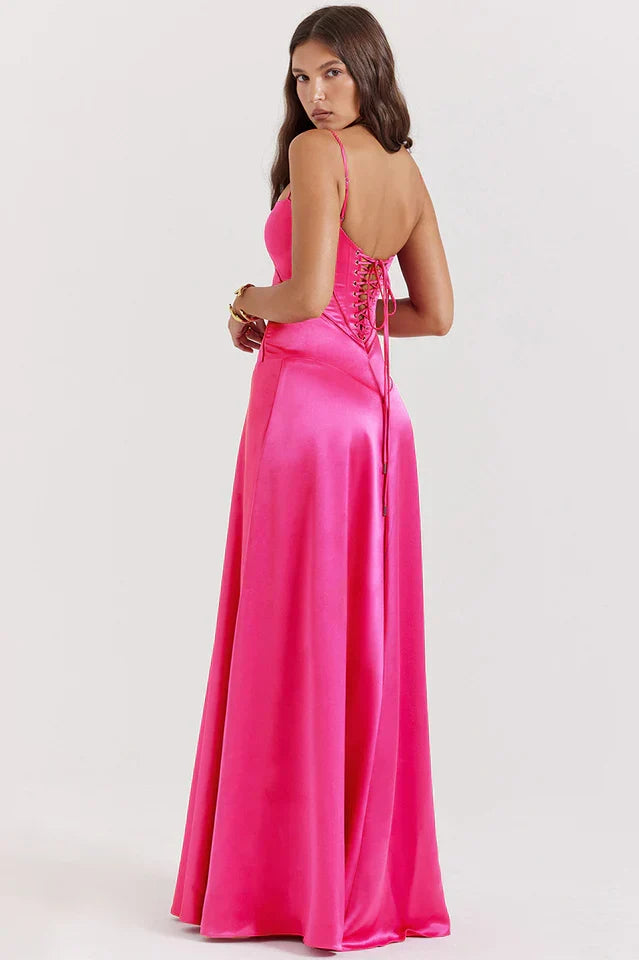 Grazia | Satin Maxi Dress