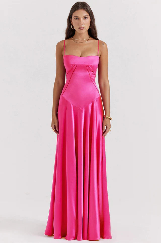 Grazia | Satin Maxi Dress