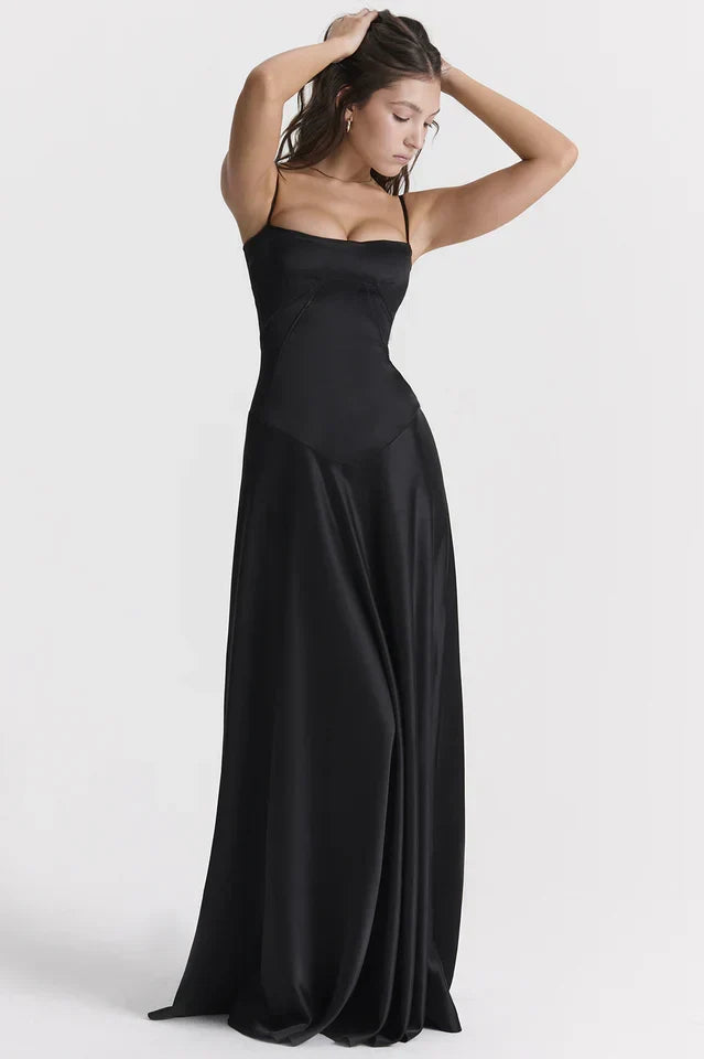 Grazia | Satin Maxi Dress