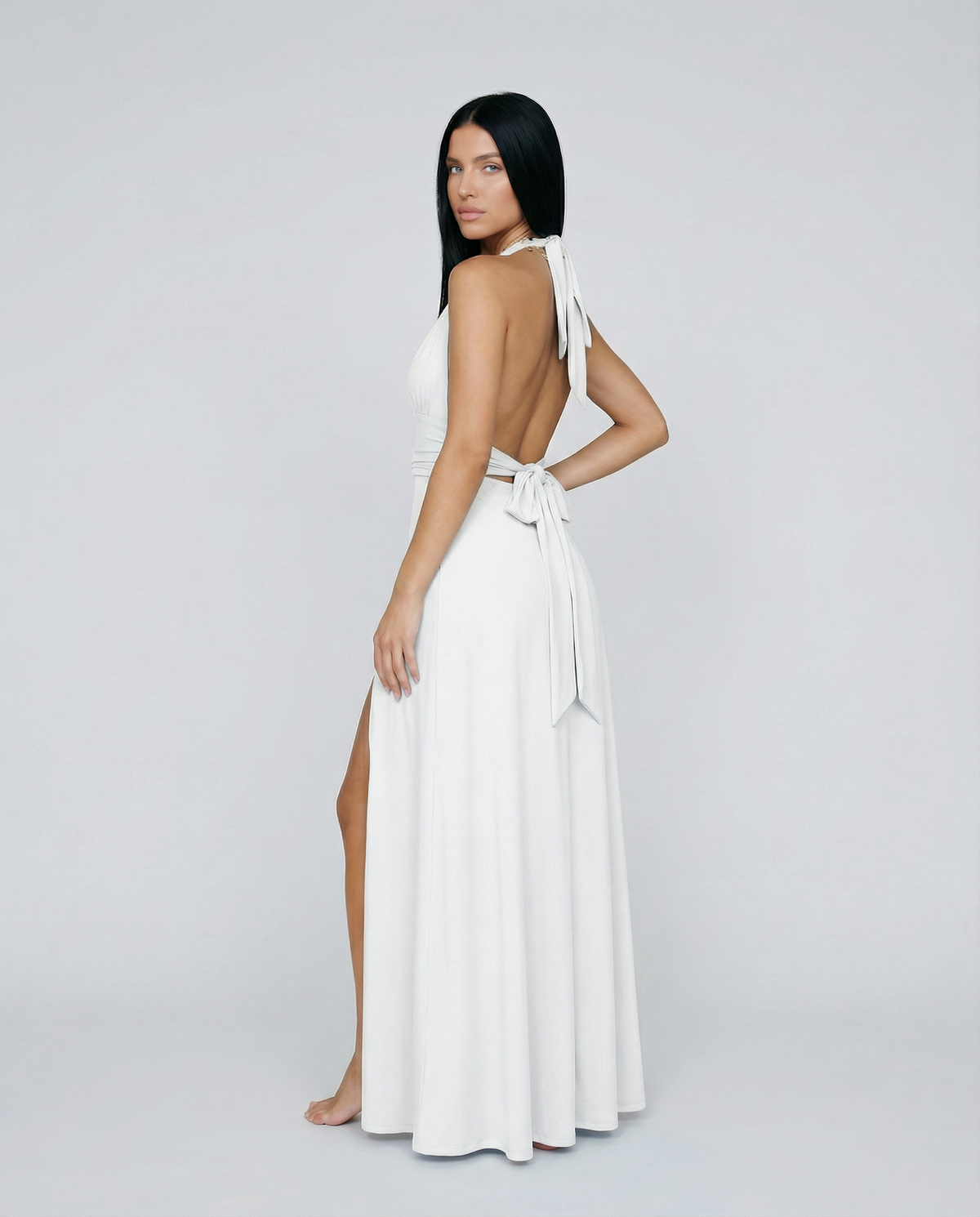 Patrizia | Halter Neck Maxi Dress