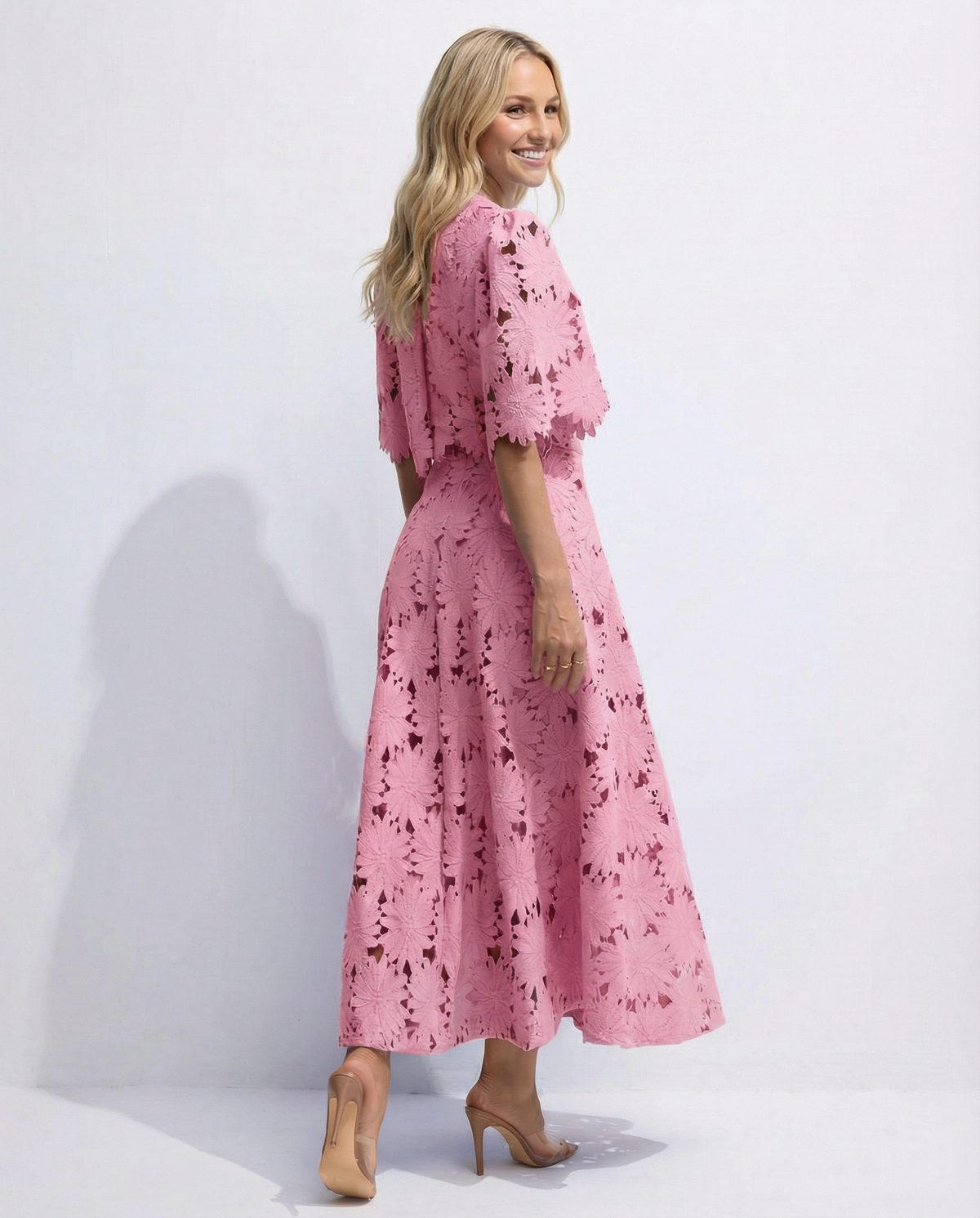 Sophie | Lace Midi Dress