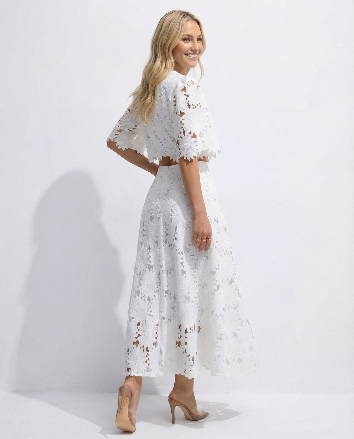 Sophie | Lace Midi Dress