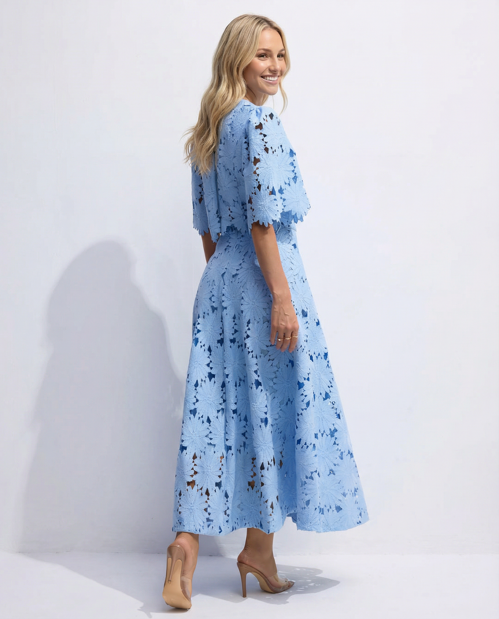 Sophie | Lace Midi Dress