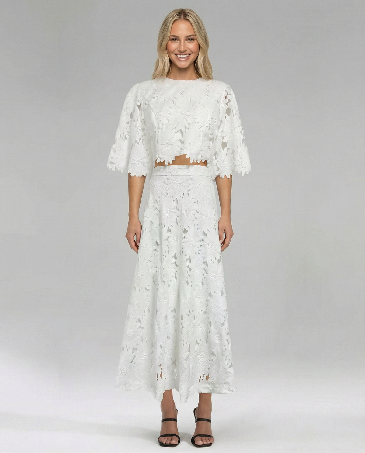 Sophie | Lace Midi Dress