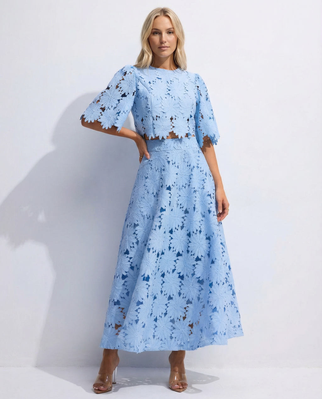 Sophie | Lace Midi Dress