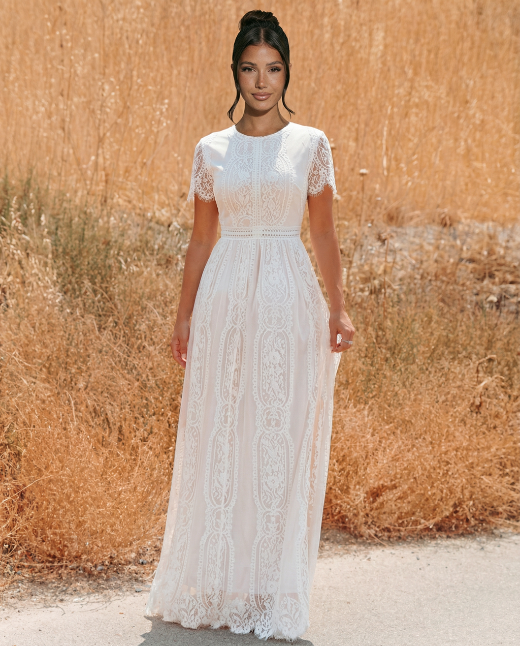Amelie | Lace Maxi Dress