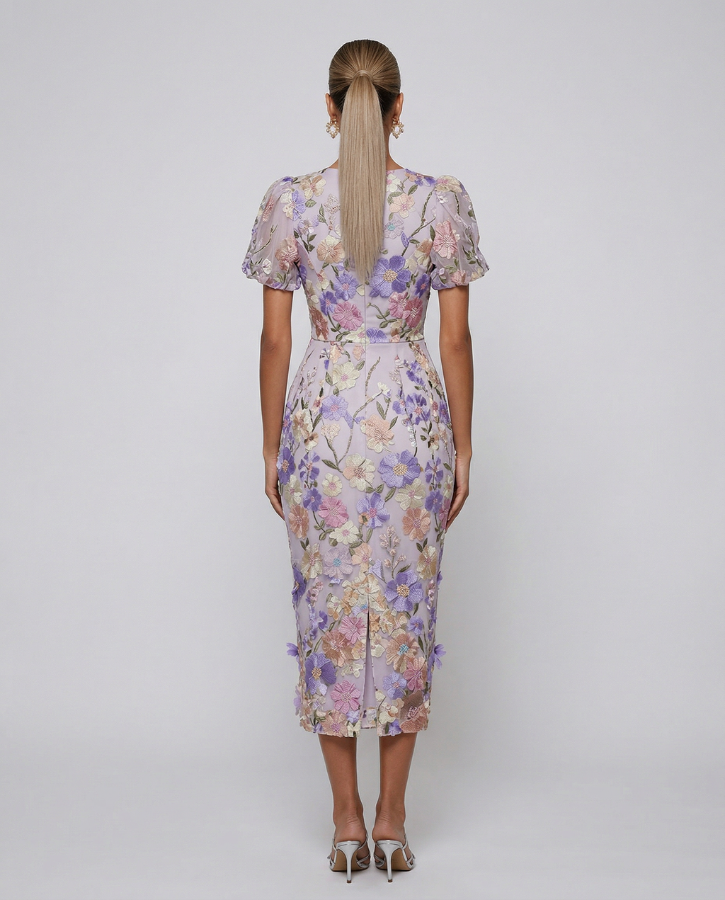 Felicity | Embroidered Midi Dress