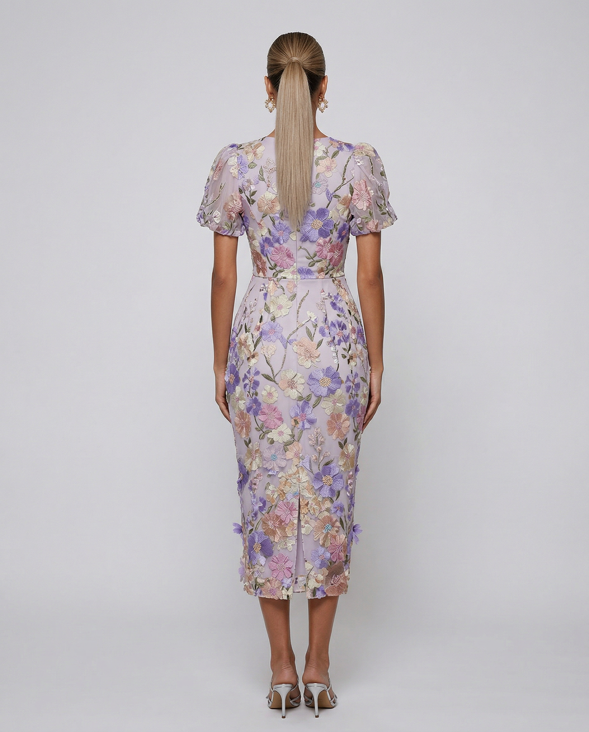 Felicity | Embroidered Midi Dress