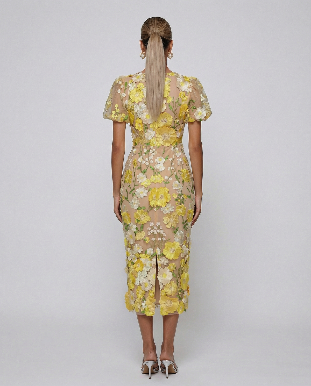 Felicity | Embroidered Midi Dress