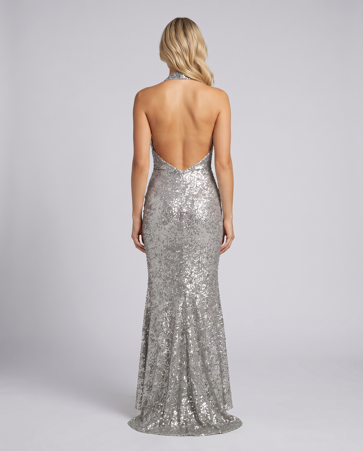 Romana | Sequin Halter Maxi Dress