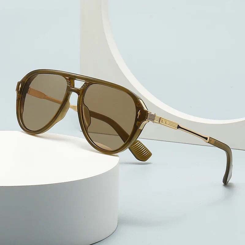 Francoise | Retro Aviator Sunglasses for Women
