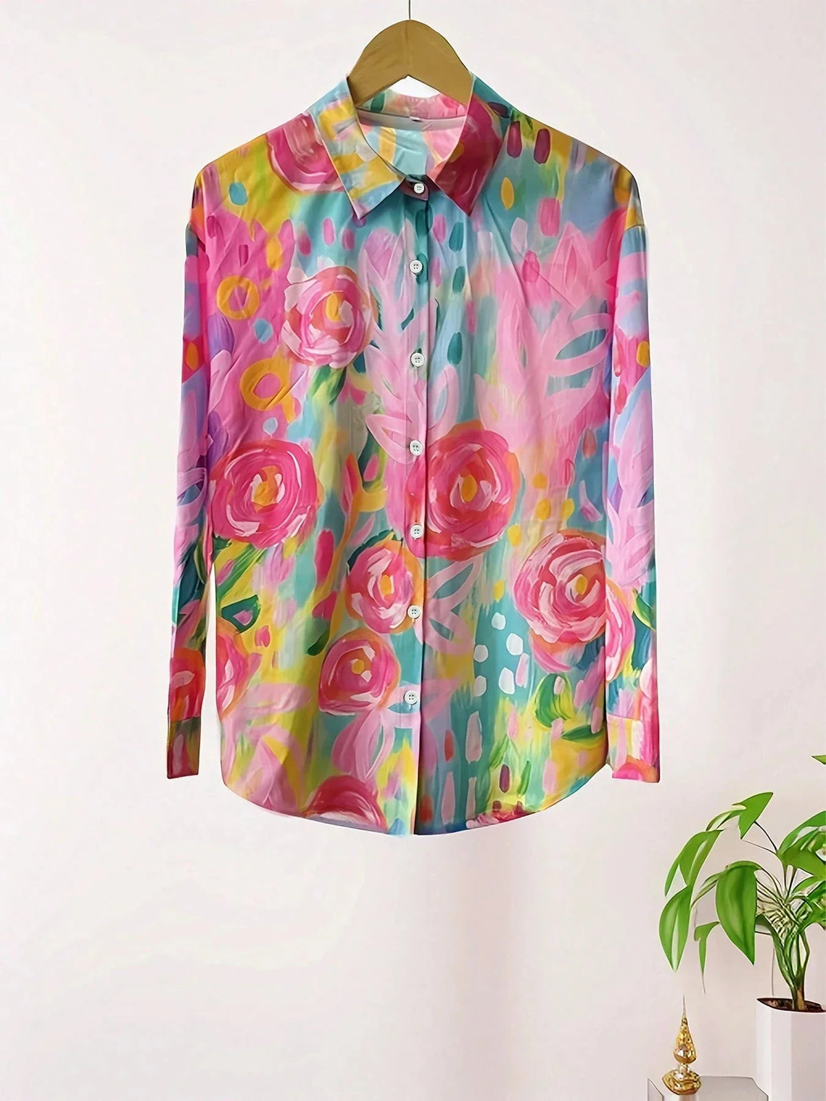 Terri | Colourful Blouse with Playful Print for Women