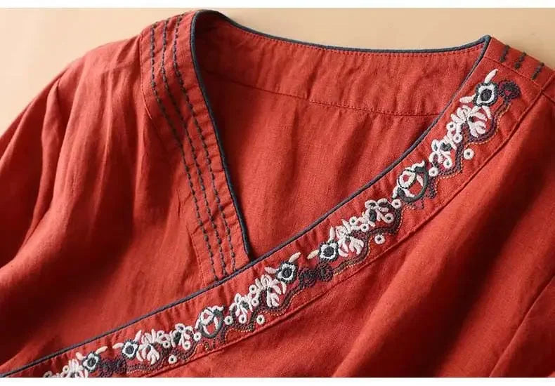Lotus | Relaxed Printed Breezy Blouse for Women