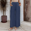 Rhea | Linen Wide-Leg Trousers for Women