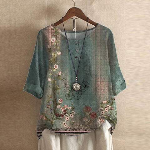 Anya | Retro-Inspired Blouse for Women