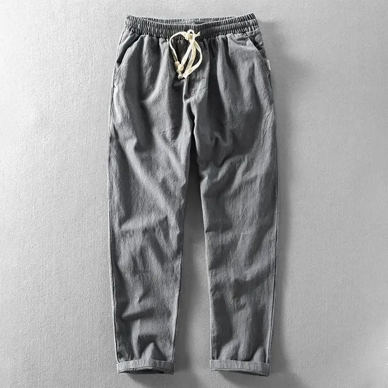 Evangelia | Relaxed Linen Trousers for Women