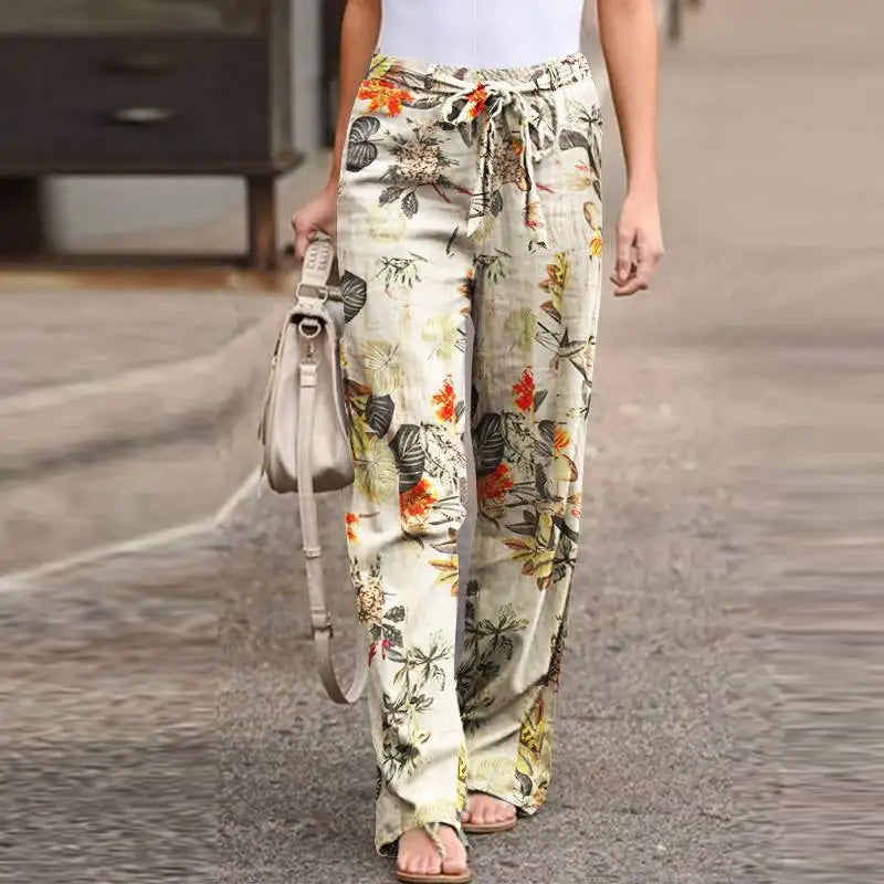 Anastasia | Linen Summer Trousers for Women
