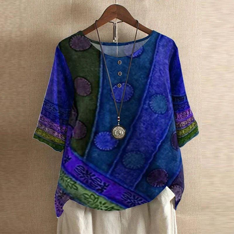 Anya | Retro-Inspired Blouse for Women