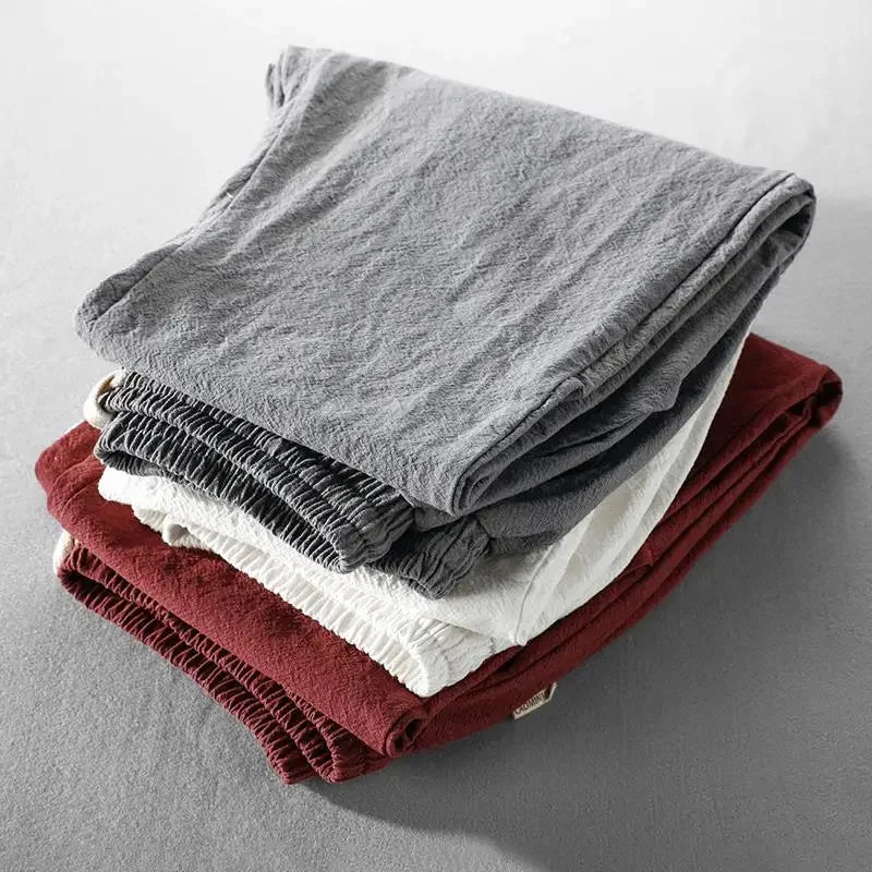 Evangelia | Relaxed Linen Trousers for Women