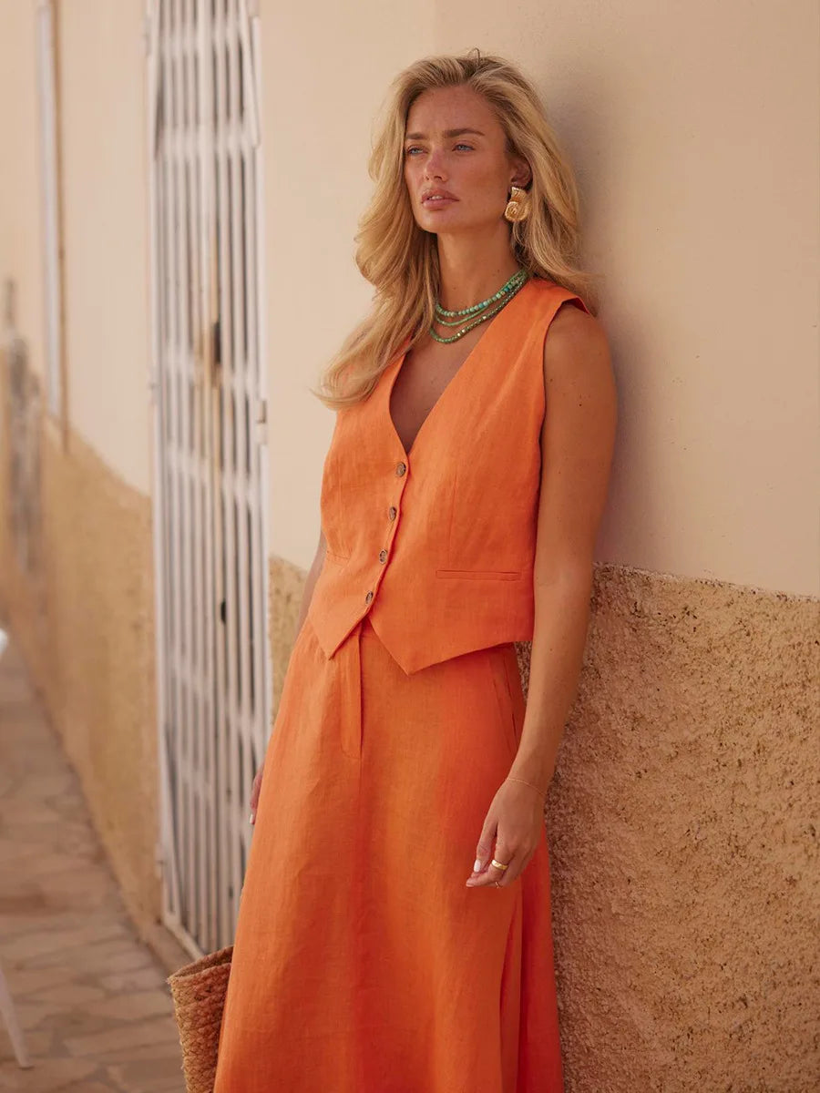 Orlina | Chic Summer Two-Piece Set for Women