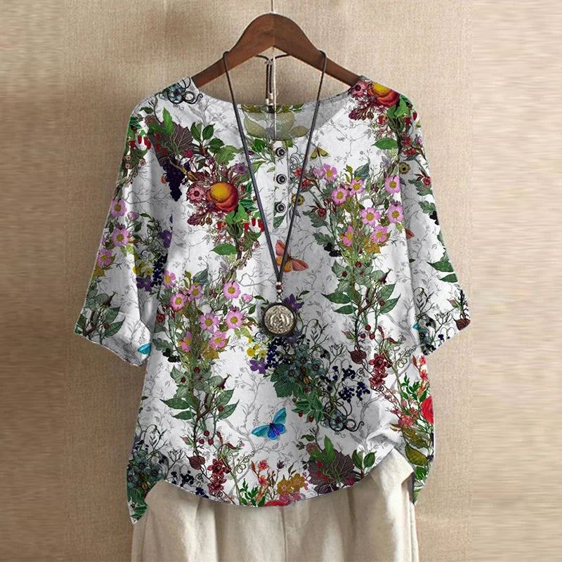 Anya | Retro-Inspired Blouse for Women