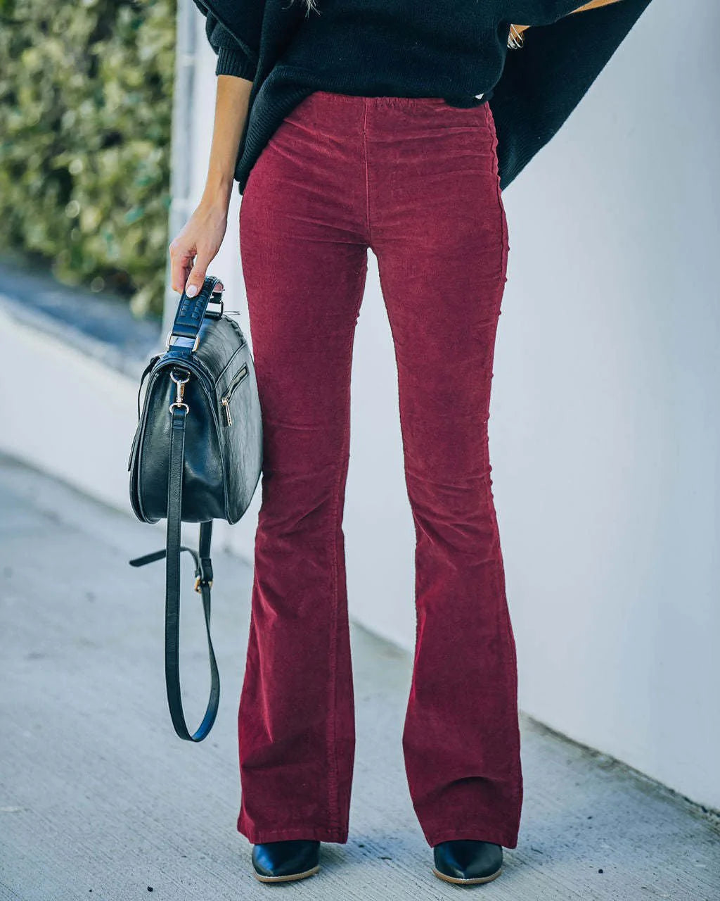 Melina | Linen Flared Trousers for Women