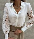 Nerina | Sophisticated Statement-Sleeve Blouse for Women