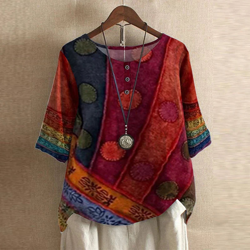 Anya | Retro-Inspired Blouse for Women