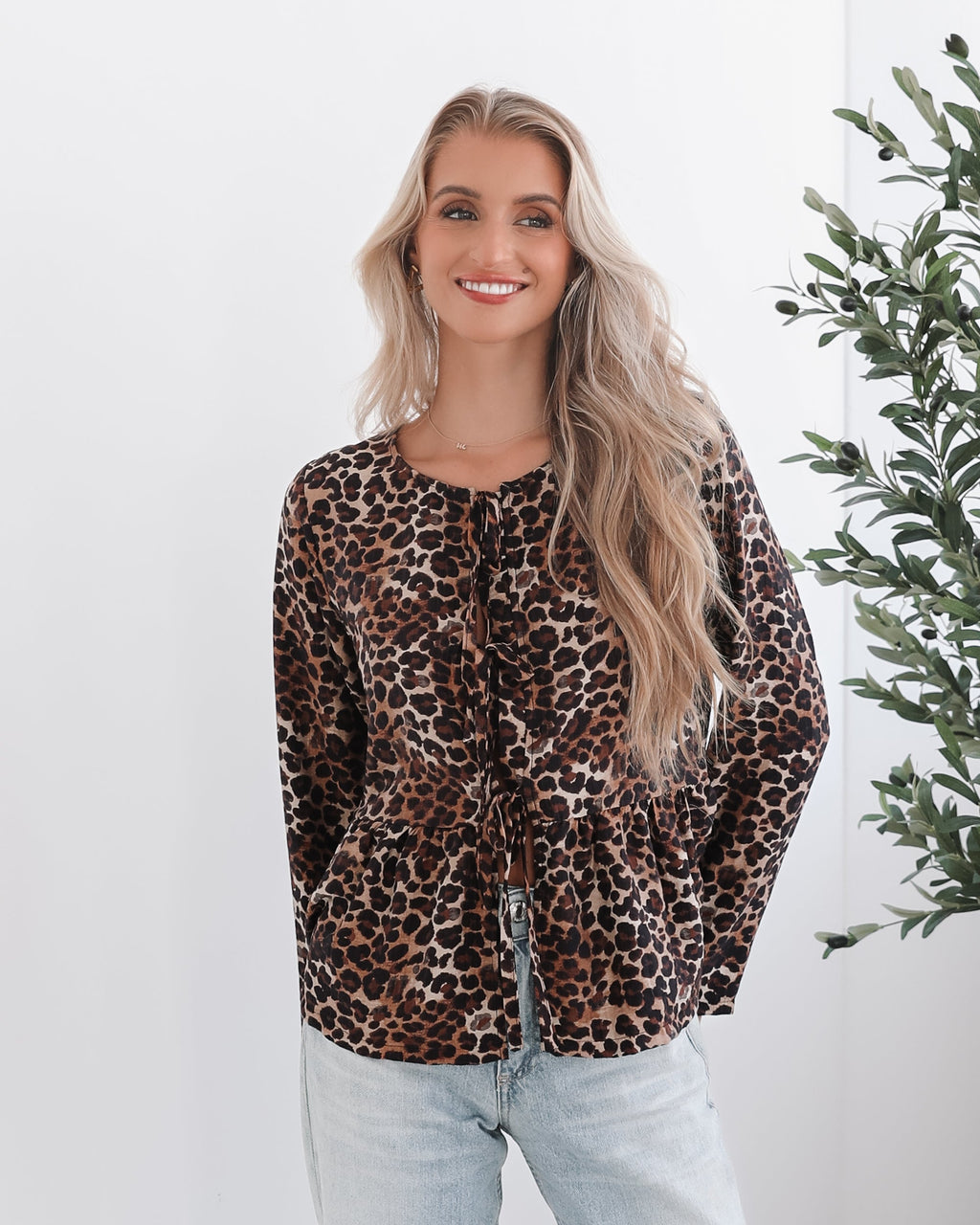 Luisella | Animal Print Blouse for Women
