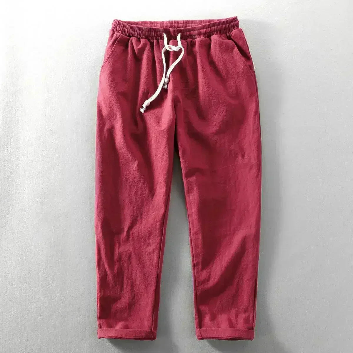 Evangelia | Relaxed Linen Trousers for Women
