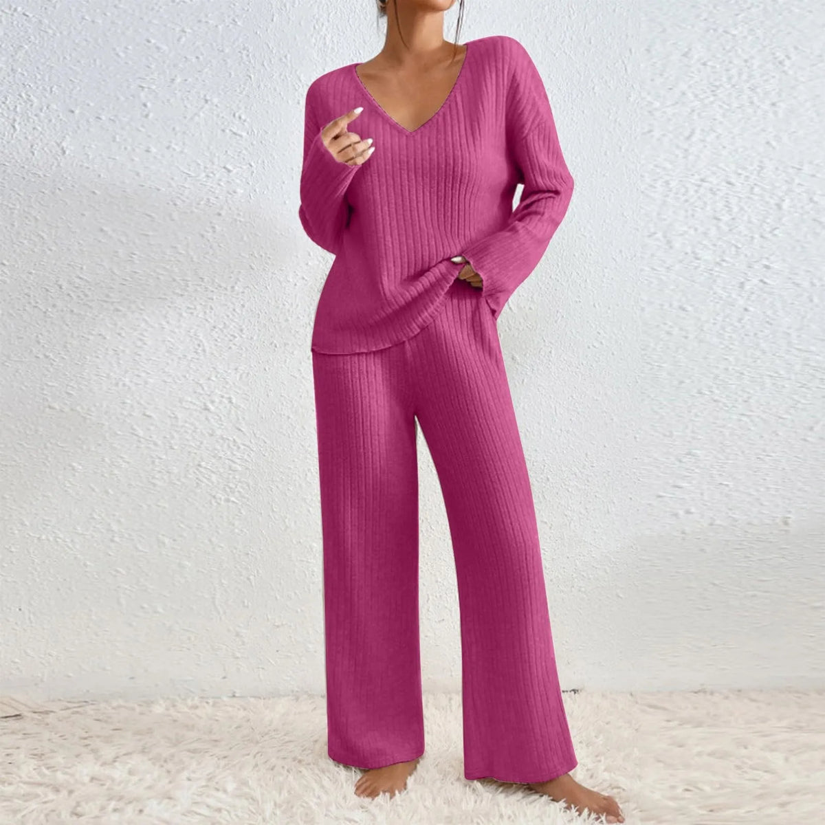 Marcellina | Merino Wool Knitted Two-Piece Set for Women