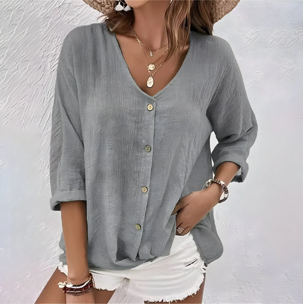 Marcia | Relaxed Button-Up Blouse for Women