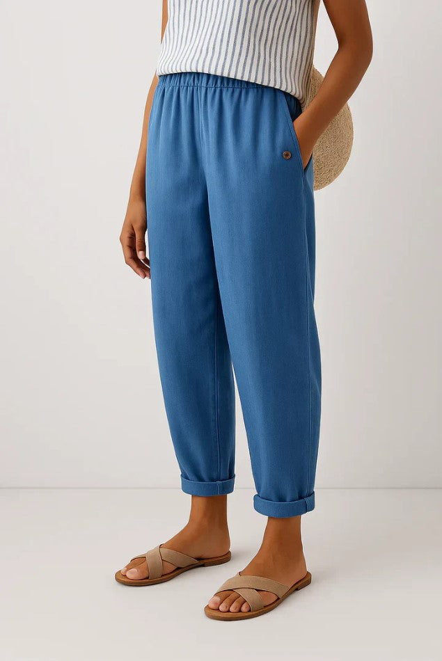 Dimitra | Linen Casual Trousers for Women