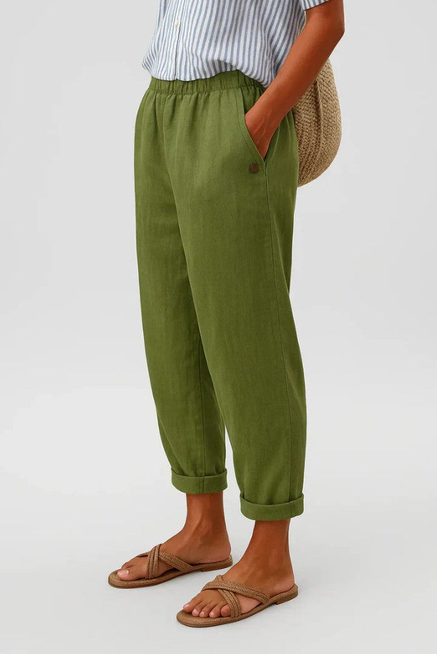 Dimitra | Linen Casual Trousers for Women