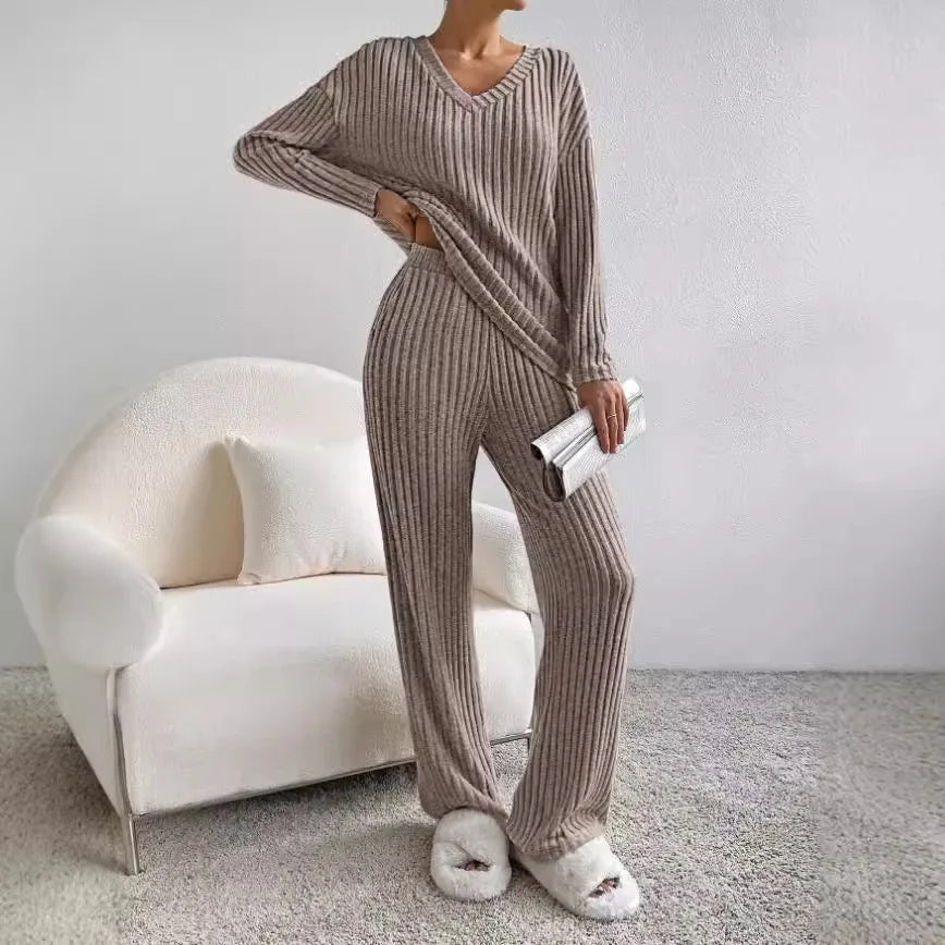 Marcellina | Merino Wool Knitted Two-Piece Set for Women