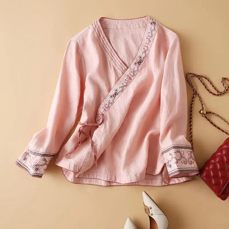 Lotus | Relaxed Printed Breezy Blouse for Women